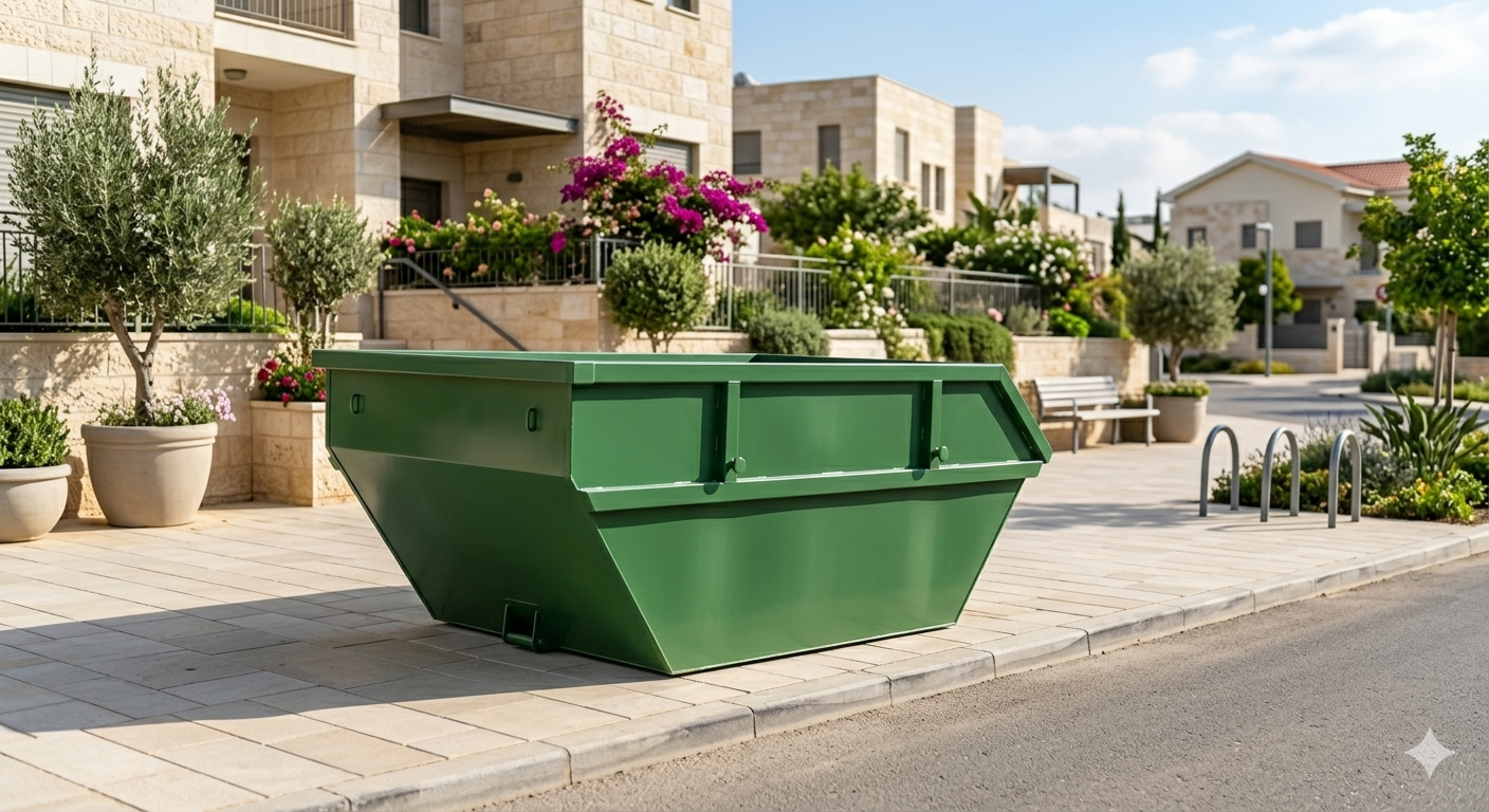 מכולה לפינוי פסולת בניין — השכרת מכולות בכל הארץ